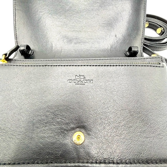 Foldover Clutch Crossbody In Signature Canvas and leather - Picture 8 of 16